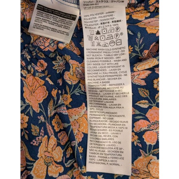 Levi's Floral Print Long Sleeve Casual Dress Size XS - Picture 9 of 12